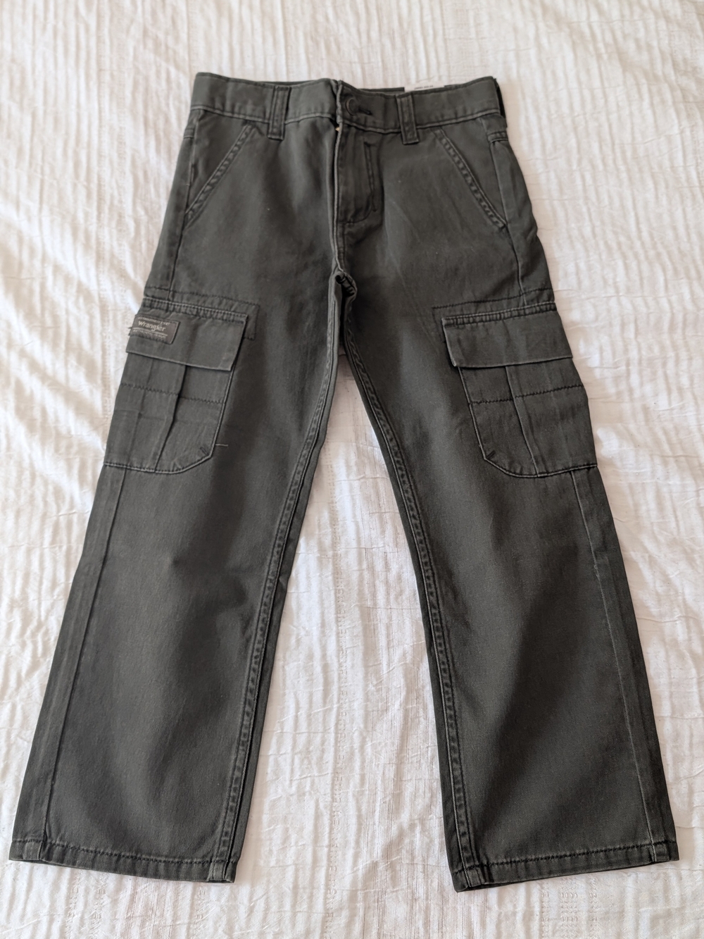 Wrangler Olive Green Cargo Pants with Utility Pockets